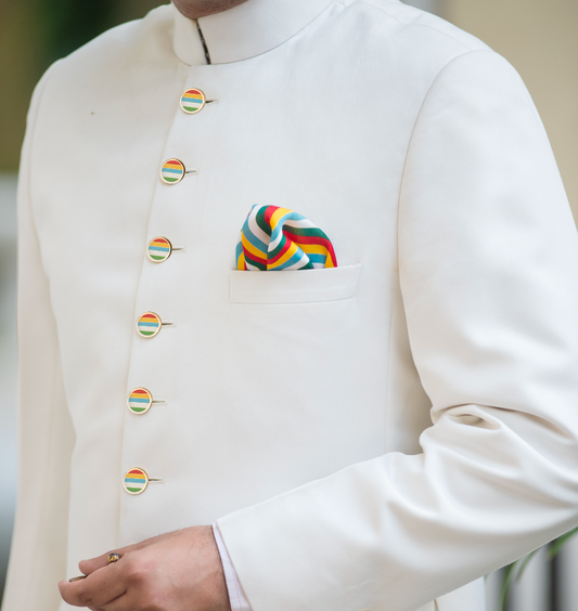 Khatu Mayo Pachranga Pocket Square