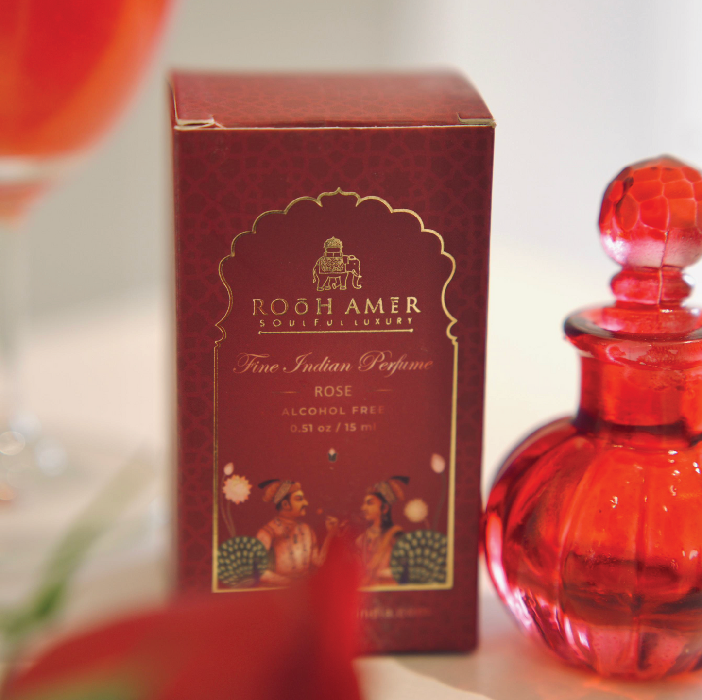 Rooh Amer Rose (Fine Indian Perfume)