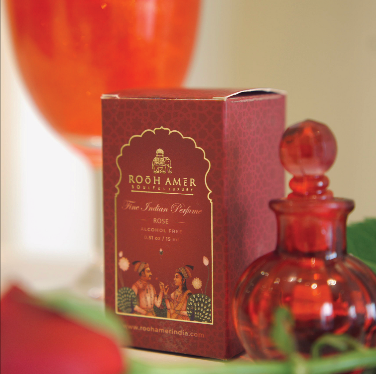 Rooh Amer Rose (Fine Indian Perfume)