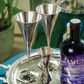 Purple Bird 'Jashn' Silver Plated Cocktail Glasses (Two Glasses)