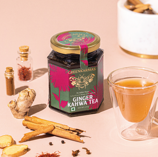 Greenkarmas Ginger Kahwa Tea