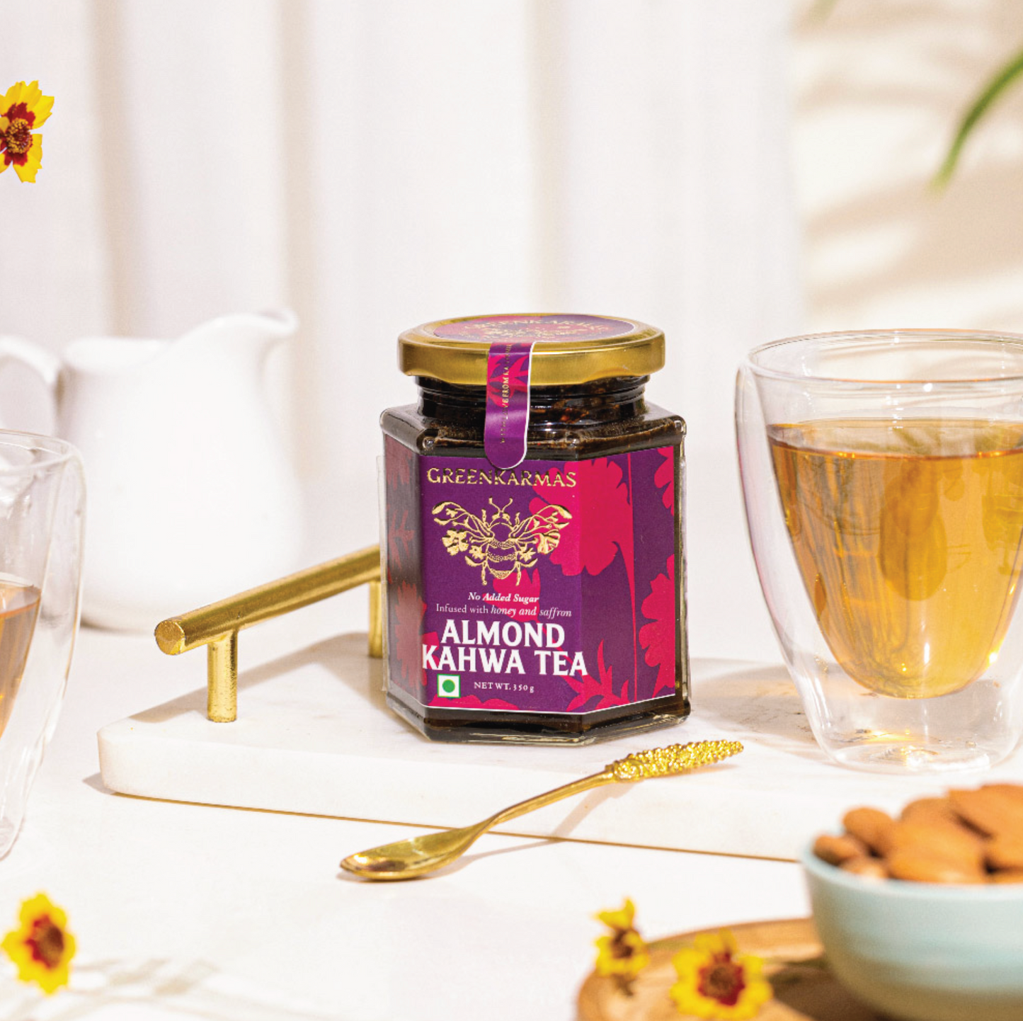 Greenkarmas Almond Kahwa Tea