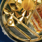 Purple Bird 'Utsav' Gold Plated Stirrer (Four Stirrers)