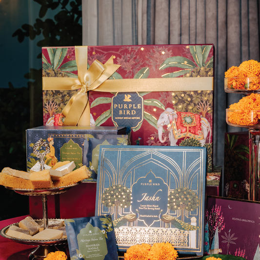 Purple Bird Shahi Luxury Gift Box
