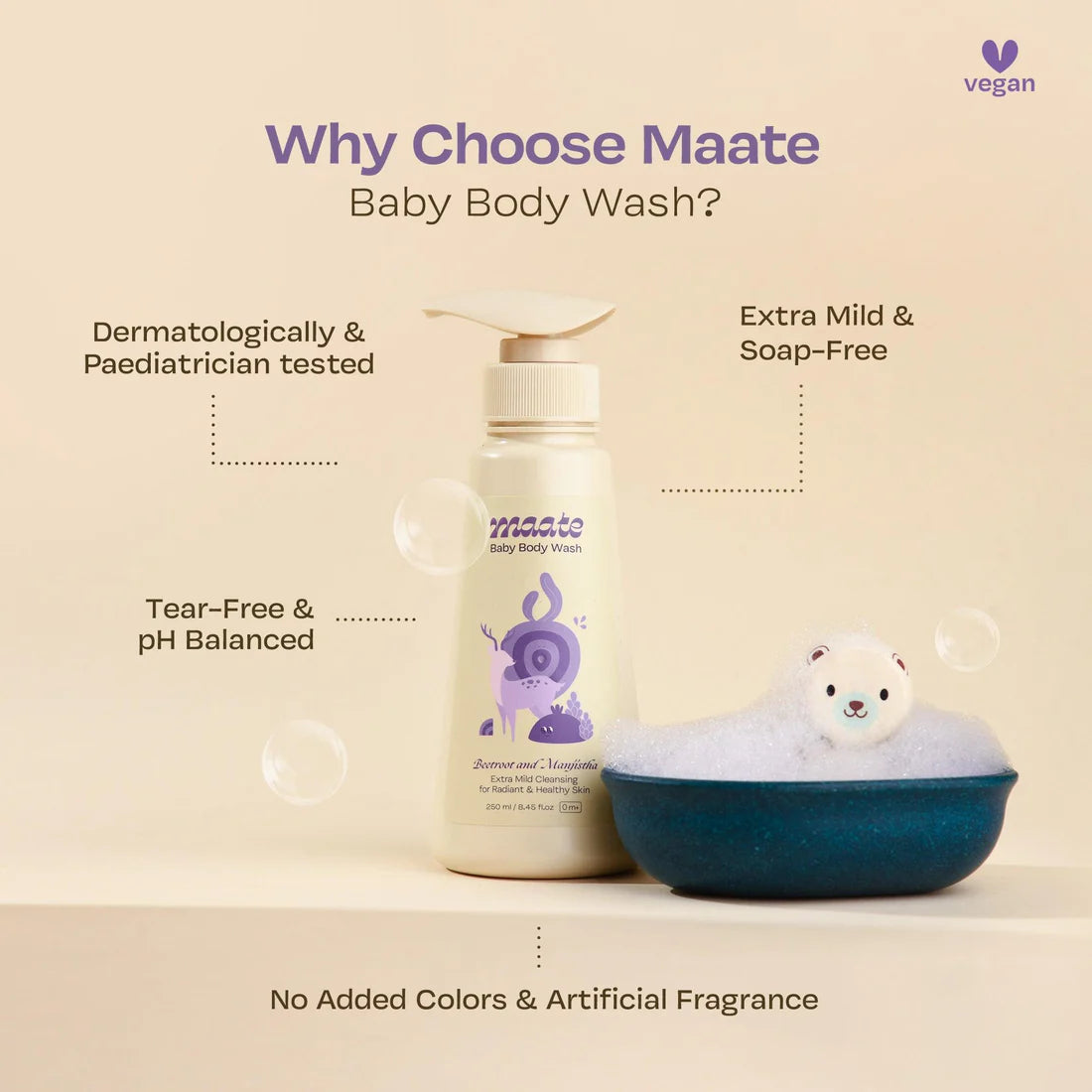 Maate Baby Body Wash (250ml)