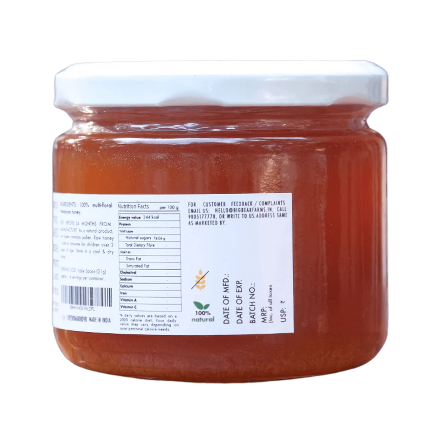 Big Bear Farms Thyme Honey (400g)