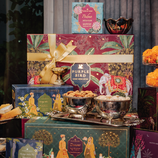 Purple Bird Tyohaar Luxury Gift Box