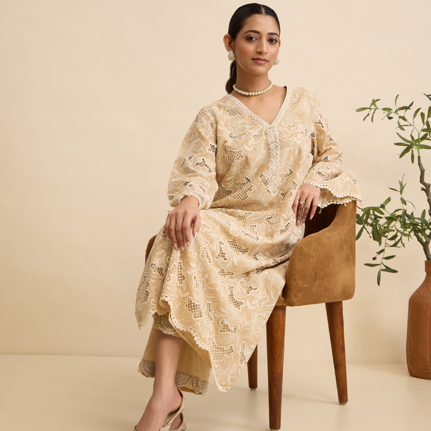 Bela Kurta and Pant Set