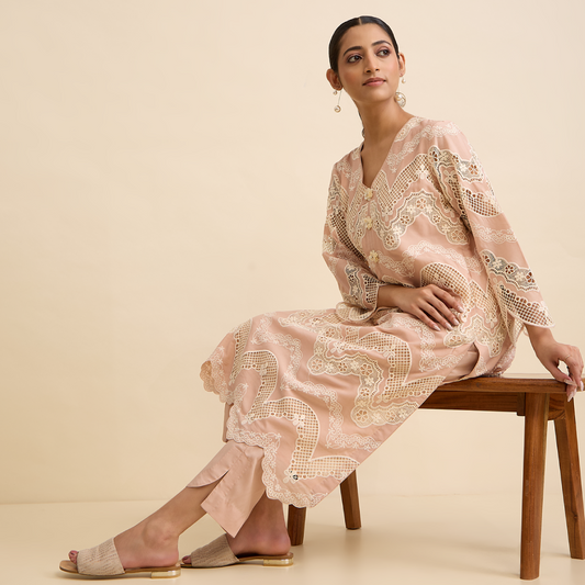 Bijoya Kurta and Pant Set