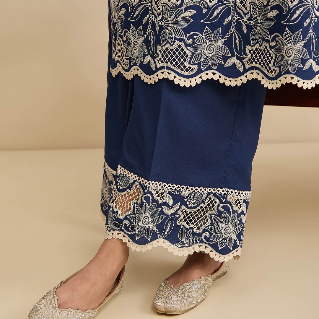 Rajbari Kurta and Pant Set