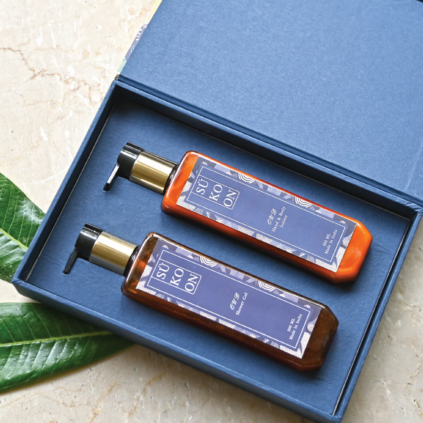 Sukoon Oud Duo Set of Shower Gel & Lotion