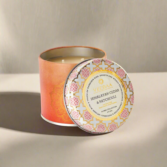 Veedaa Himalayan Cedar & Patchouli Mason Tin Candle