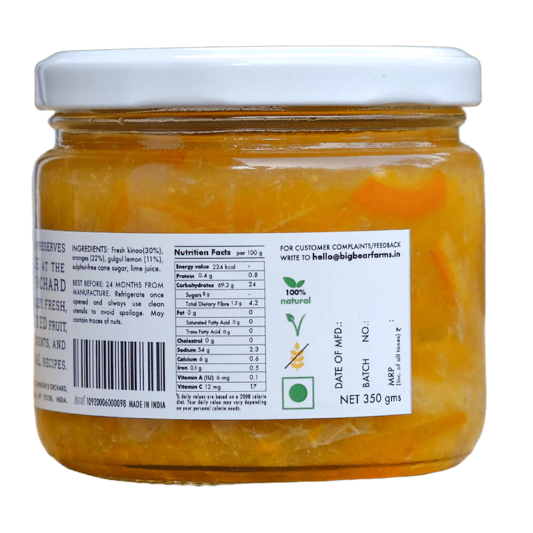 Big Bear Farms Three Citrus Marmalade (350g)