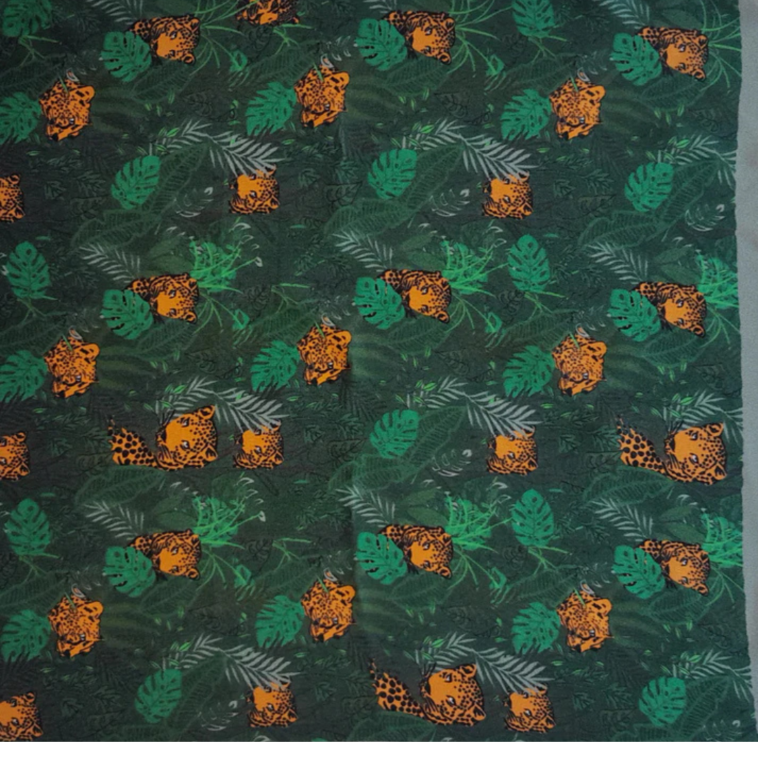 Khatu Wild Foliage Pocket Square