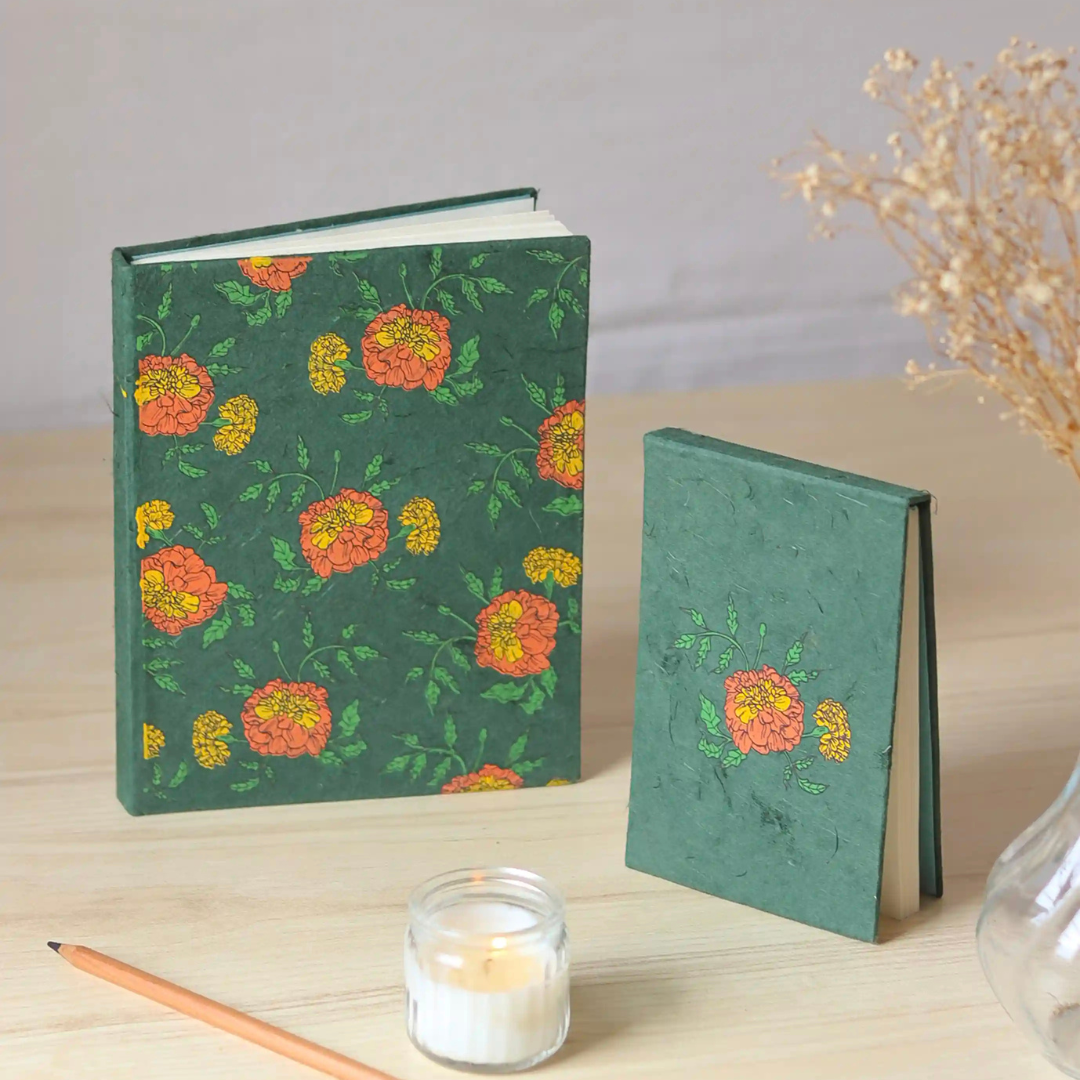 Roohani Rang Genda Phool Sketchbooks - Set of 2 (A5 and A6)