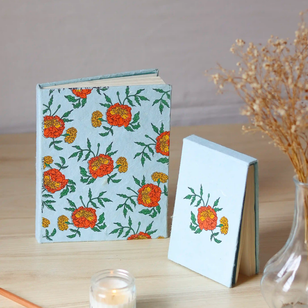 Roohani Rang Genda Phool Sketchbooks - Set of 2 (A5 and A6)