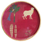 India Circus Magenta Biome Mystique Cake Stand