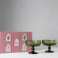 India Circus Marengo Embossed Dessert Glasses (Set of 2)