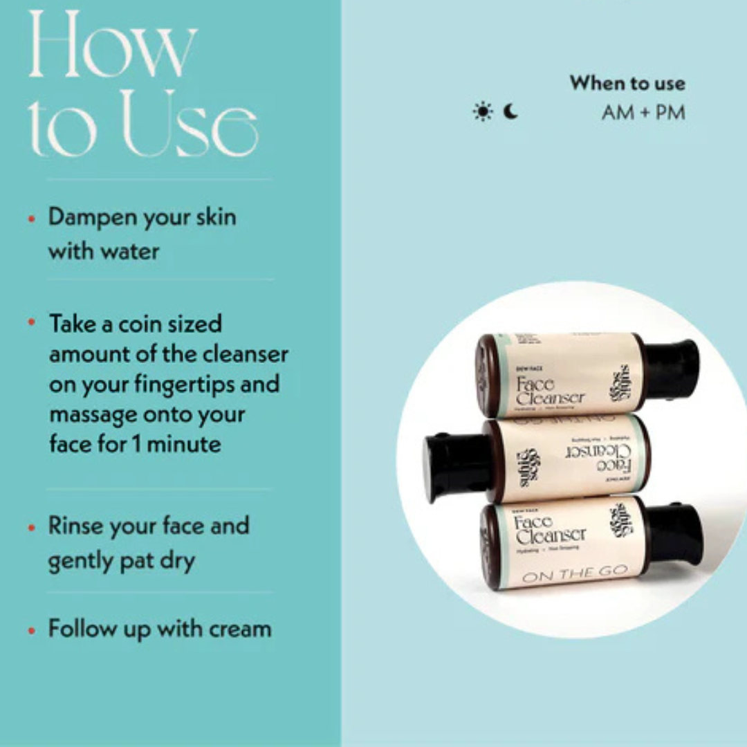 Suhi & Sego Travel Size Dew Face Gel Cleanser