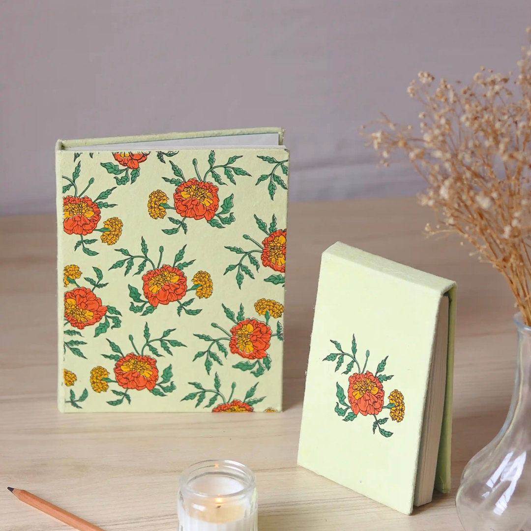 Roohani Rang Genda Phool Sketchbooks - Set of 2 (A5 and A6)