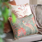 Kainaat Vanya Bird Embellished Cushion - Green Slim