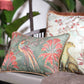 Kainaat Vanya Bird Embellished Cushion - Green Slim