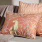 Kainaat Vanya Leopard Embellished Cushion - Rust Slim
