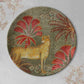 Kainaat Vanya Leopard Wall Plate - Green
