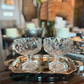 Purple Bird 'Alankar' Silver Plated Arched Tray with Handles