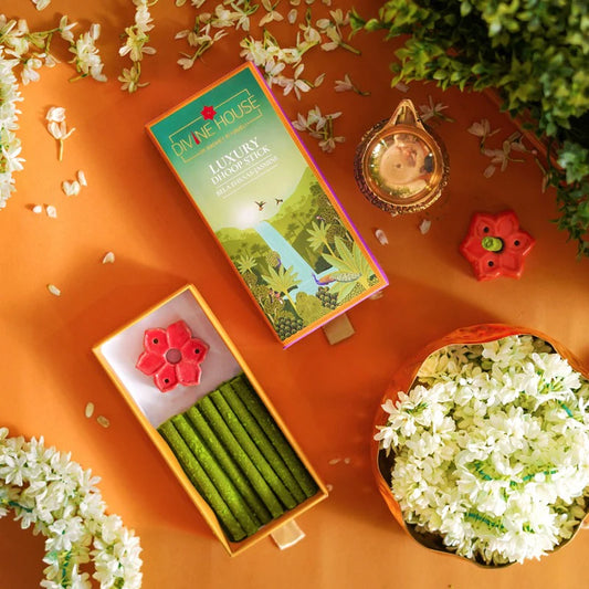 Divine House Bela Ehsaas Jasmine Luxury Dhoop Stick (1 Box)