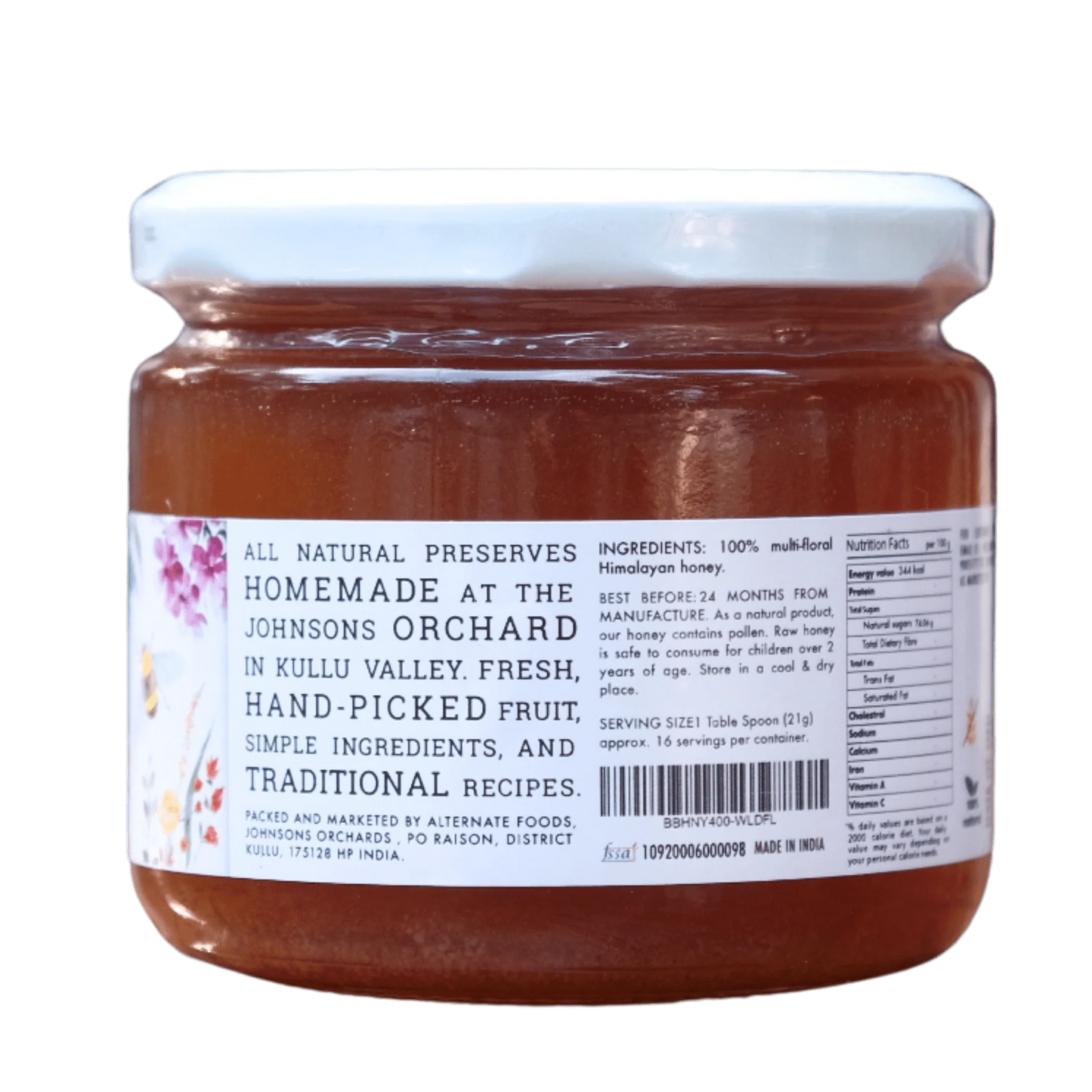 Big Bear Farms Wildflower Honey (400g)