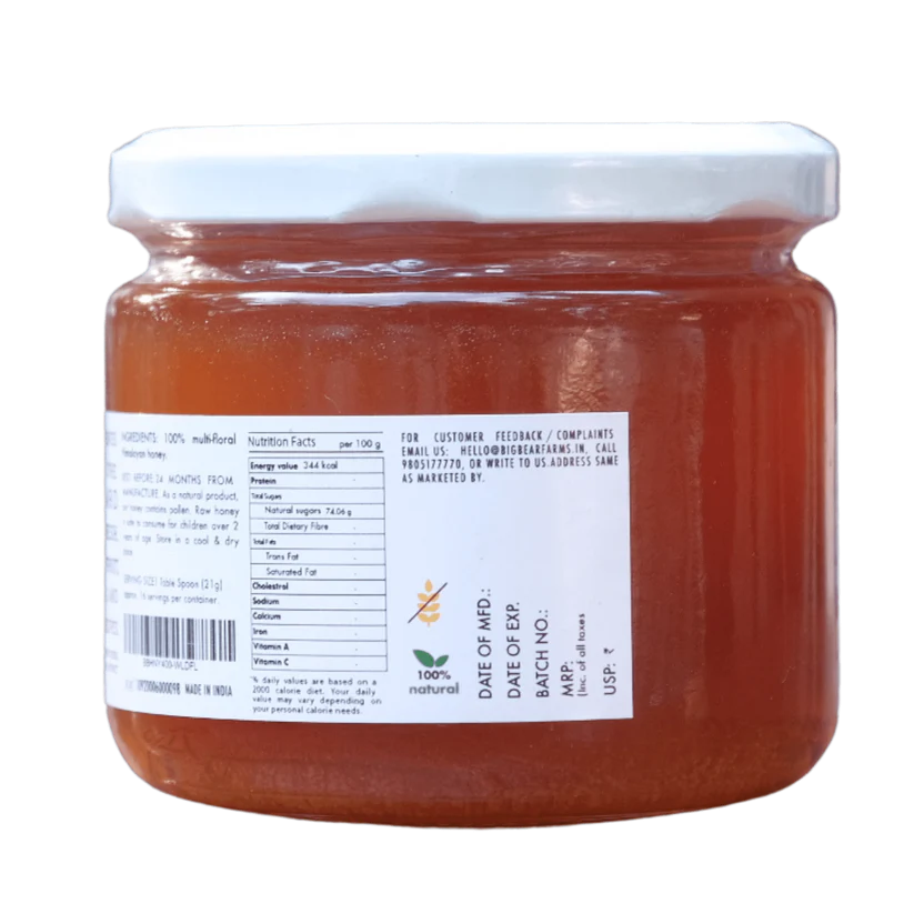 Big Bear Farms Wildflower Honey (400g)