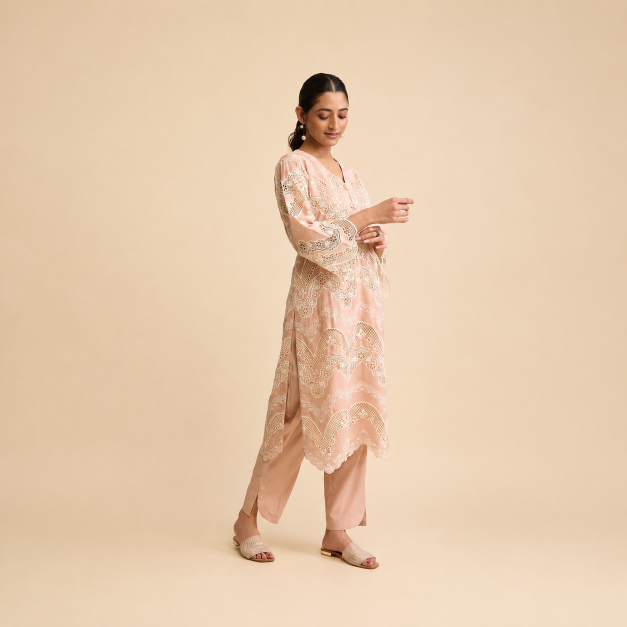 Bijoya Kurta and Pant Set