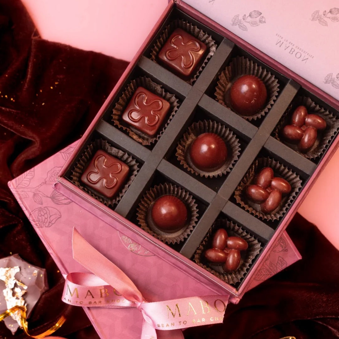 Mabon Luxury Chocolate Bonbons (Box of 9)