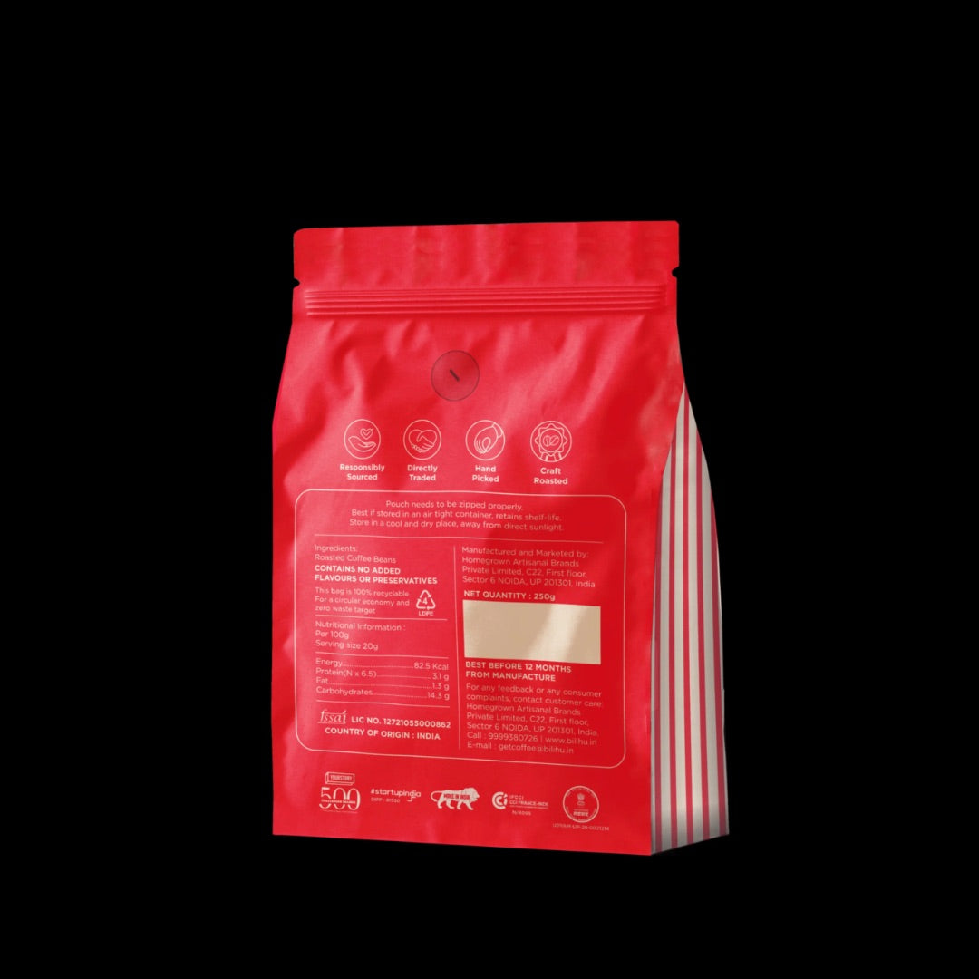 Billy Hu Anaerobic Arabica Naturals French Press (250gms)