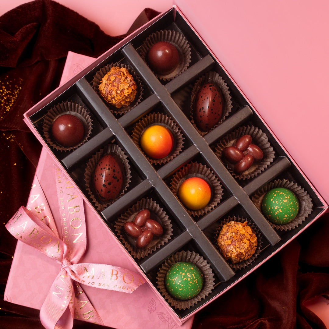 Mabon Luxury Chocolate Bonbons (Box of 12)