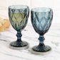 India Circus Blue Wine Glasses (set of 2)
