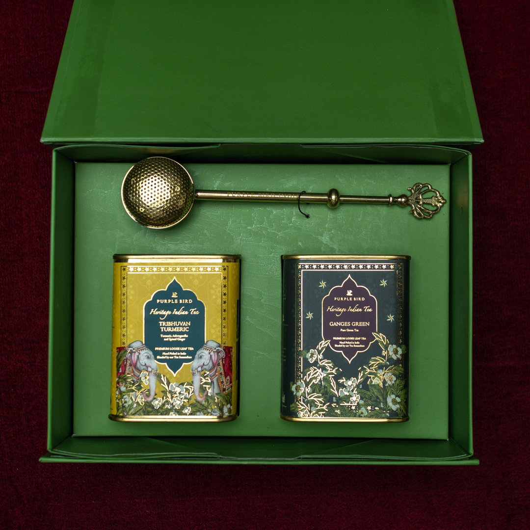 Purple Bird ‘Sunehri Subah’ Heritage Indian Tea Gift Set
