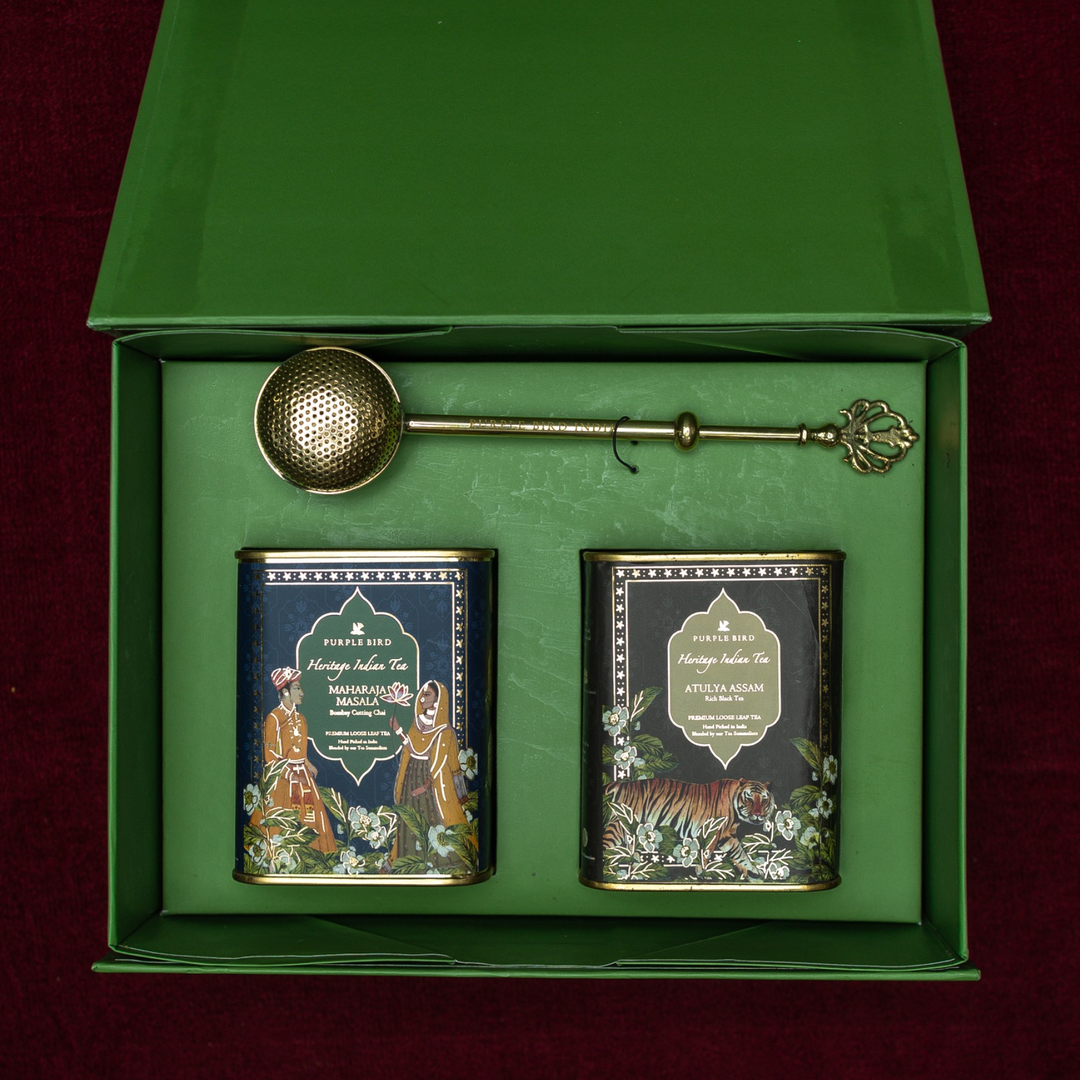 Purple Bird ‘Chai Durbar’ Heritage Indian Tea Gift Set
