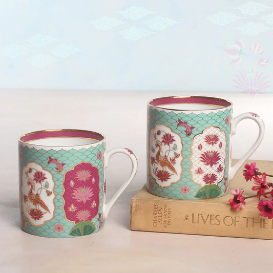 Kainaat Saryu Lotus Mug (Set of 2)