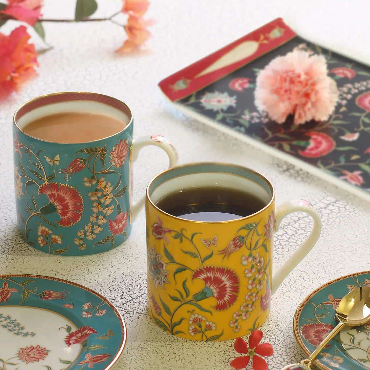Kainaat Ambreen Aqua Mugs (Two Mugs)