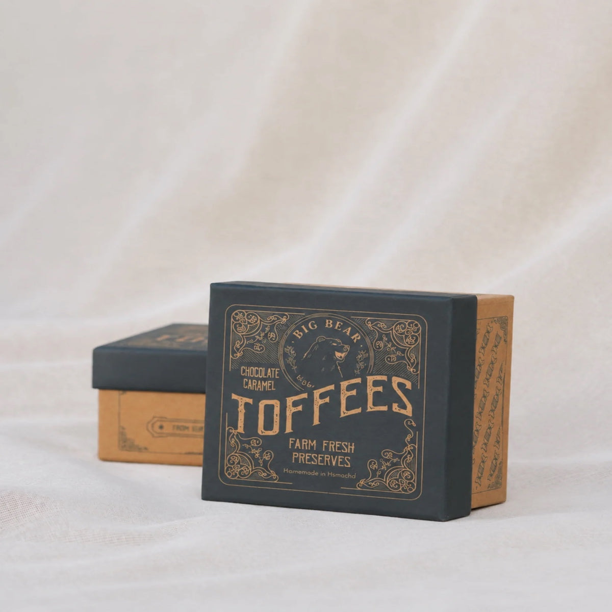 Big Bear Chocolate Caramel Toffees Mini Box 10pcs (Pack of Three)