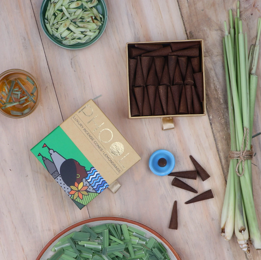 Phool Natural Incense Cones Lemongrass