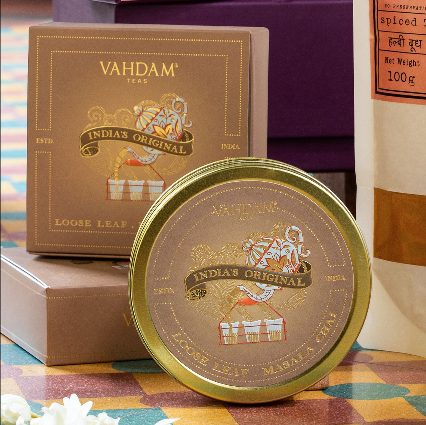Vahdam India's Original Masala Chai Tea (50 gm)